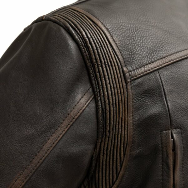 Motorbike Leather Jacket Wrath Men's Motorcycle Leather Jacket - Image 5